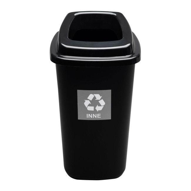 Kosze na śmieci - Kosz do segregacji odpadów zmieszanych - SORT BIN 28L CZARNY 